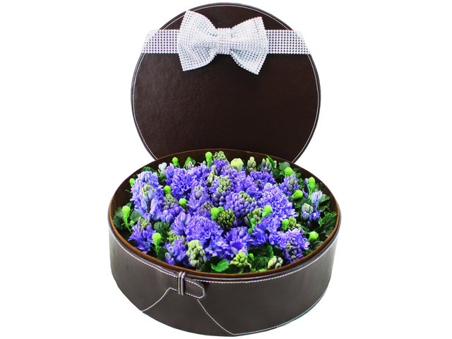 Order Flowers in Box - Hyacinthus Box - L12027 Photo
