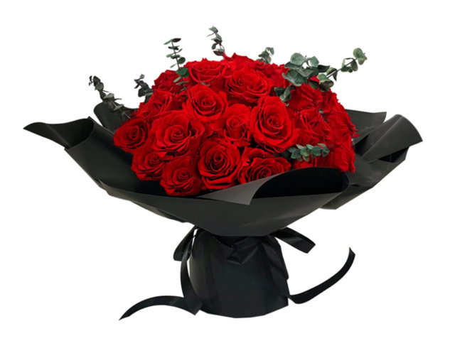Preserved Forever Flower - Large Red Rose Preserved Flower Bouquet M009 - PT0105A5 Photo