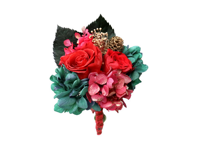 Preserved Forever Flower - Preserved & Dried Flower Wedding Boutonniere WE01 - PT0421A3 Photo