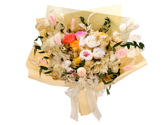 Preserved Forever Flower - Spring Theme Preserved Flower Bouquet 0105A6 - PT0105A6 Photo