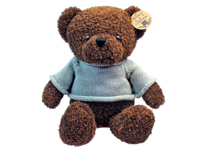 Teddy Bear n Doll - Barnes & Coleman Chocolate Brown Fat Bear - L175579 Photo