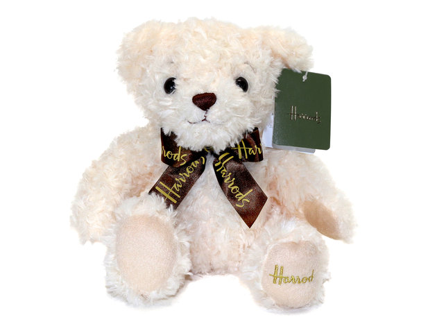 Teddy Bear n Doll - Harrods Classic Cream Bear - L153977 Photo