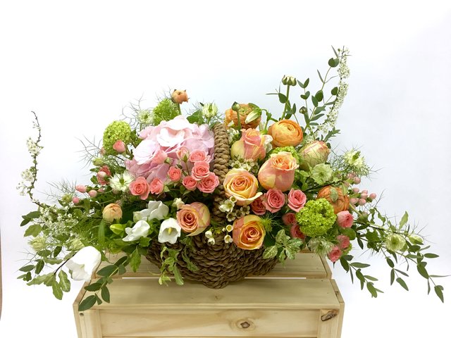 Weekly Import Flower - Limited Edition - Pink /yellow rose Flora Decoration LED07 - 1DOP0402A1 Photo