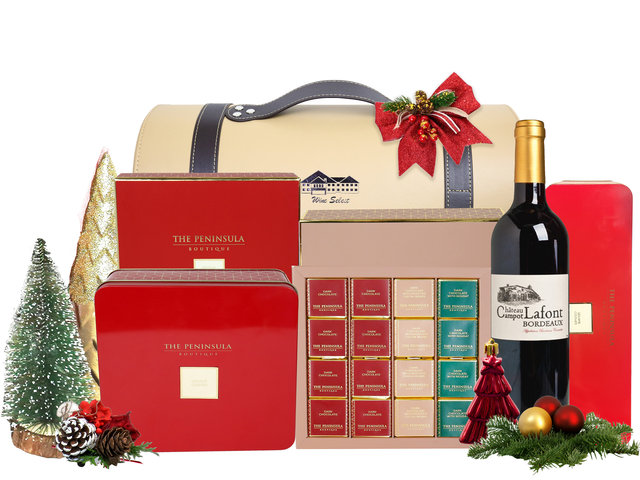 Wine n Food Hamper - Christmas Permium Peninsula Gift Hamper X2 - XH1106A4 Photo