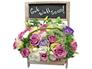 Get Well Flower Gift Basket
