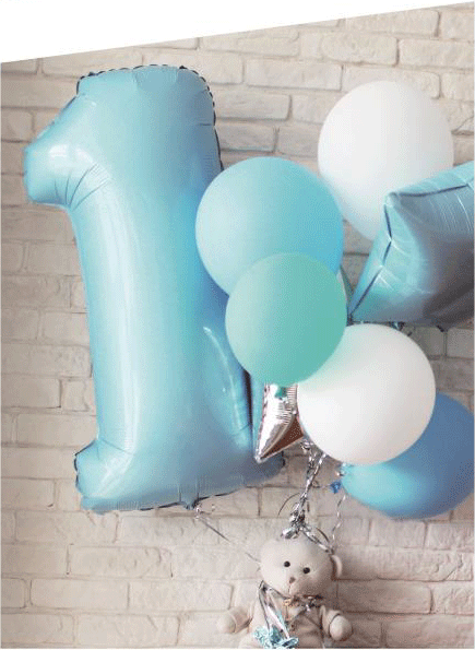New Born Baby  Helium Balloon