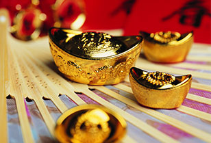 Traditional Chinese Ancient Gold Bullion