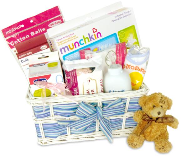 Bear Baby Gift Basket
