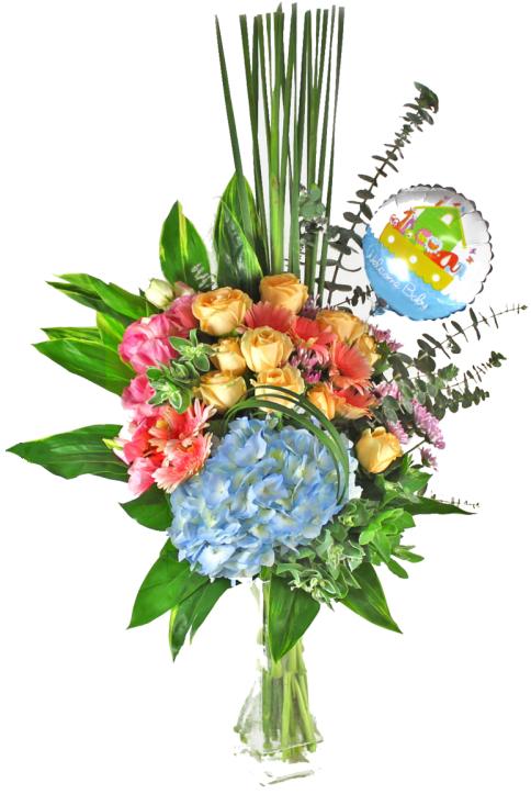 Congratulations Flower Basket