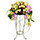 flower baskets stands