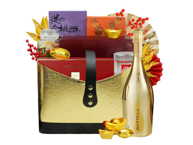 新年果篮Hamper - 农历新年中国礼物篮 1224B8 - CHC1224B8 Photo