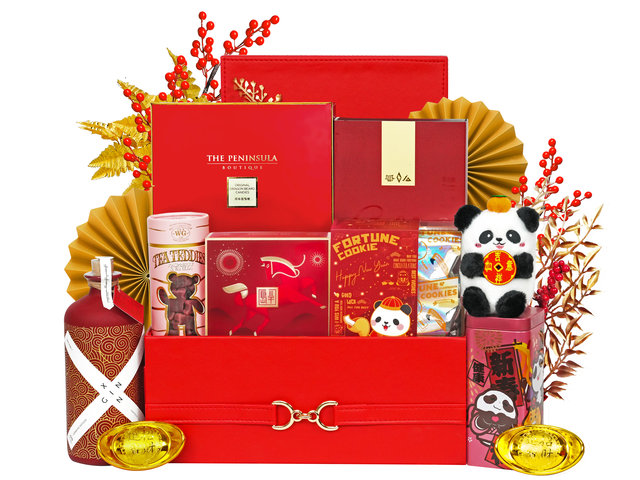 新年果篮Hamper - 熊运连连贺年美酒美食礼篮 FH249S - CH20113A1 Photo