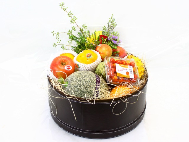 水果籃 - 花果圓盒2 - L16417