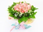 花店花束 蜜桃玫瑰18支花束 Florist Flower Bouquet L16508