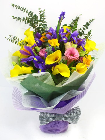 花店花束 - 彩雲曲花束 - L25195