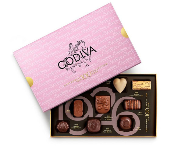 花店附加禮物 - Godiva 100週年巧克力禮盒 - AY0429A7 Photo