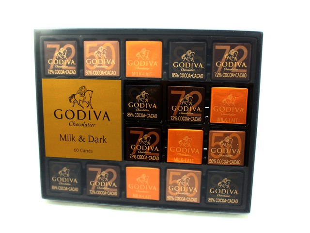 花店附加禮物 - Godiva Carré Collection 48pcs - L06808