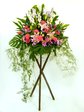 開張花籃 紅粉佳人花籃 Flower Basket Stand P16402