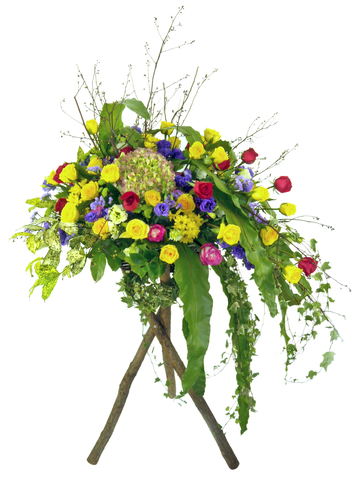 開張花籃 - 風姿卓卓花籃 - P7497 Photo