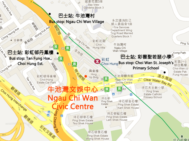Ngau Chi Wan Civic Centre Map