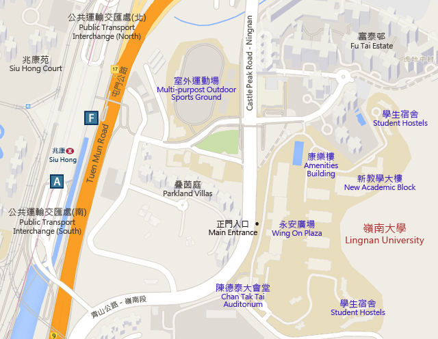 LU - Lingnan University Map