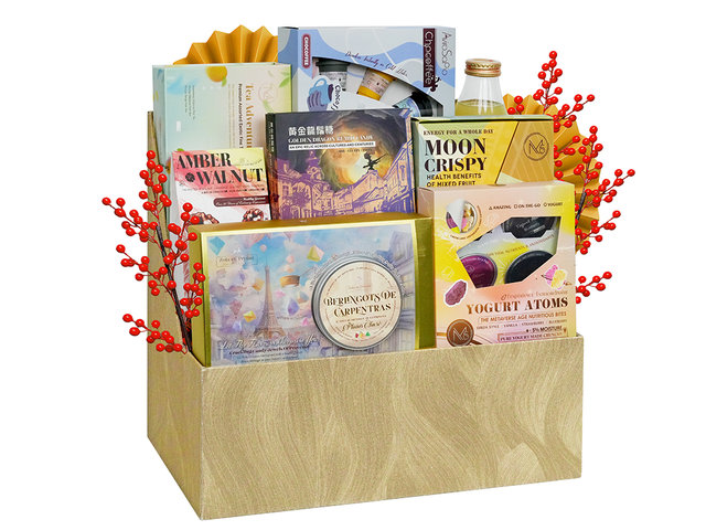 CNY Gift Hamper - Abundant Year Gourmet Basket FH360 - CH20123A6 Photo