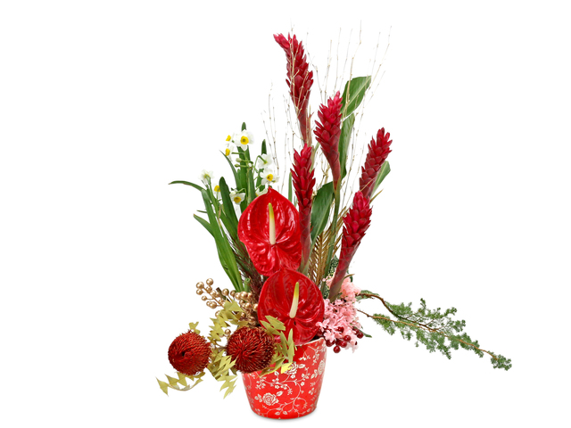 CNY Gift Hamper - CNY florist Deco AP03 - L76604957 Photo