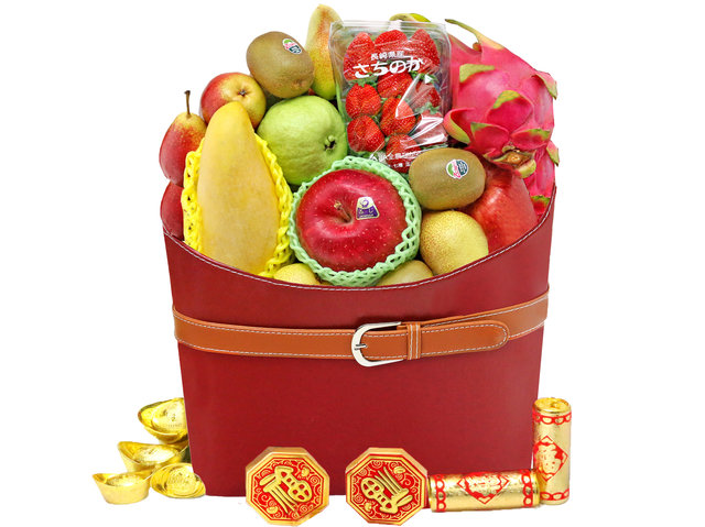 CNY Gift Hamper - CNY fruit basket M10 - L76600717B Photo