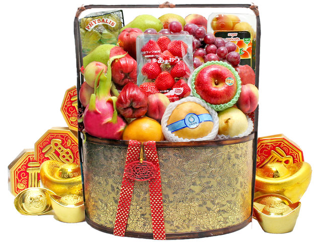 CNY Gift Hamper - CNY fruit basket M1 - L36511788b Photo