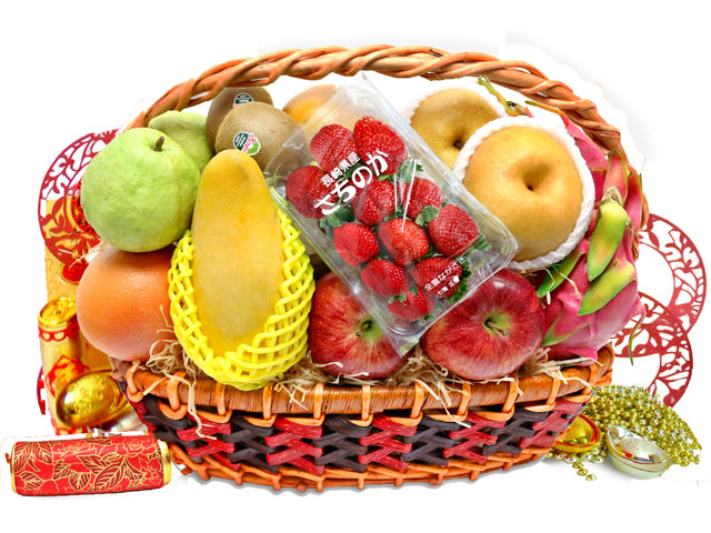 CNY Gift Hamper - CNY fruit basket M2 - L76600766b Photo