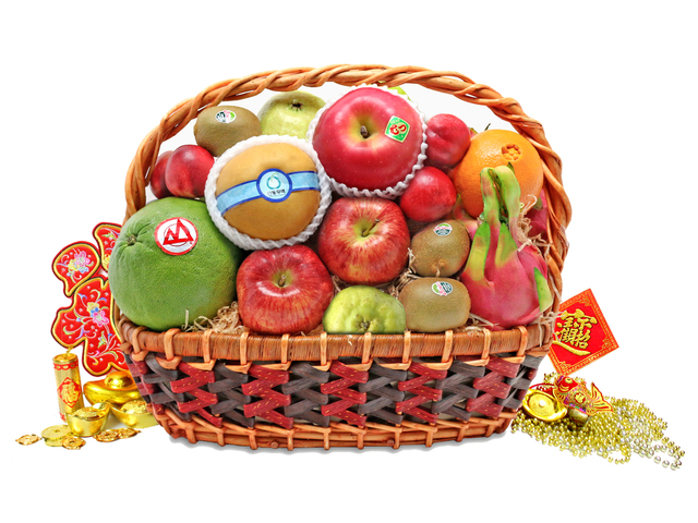 CNY Gift Hamper - CNY fruit basket M3 - L76600801b Photo