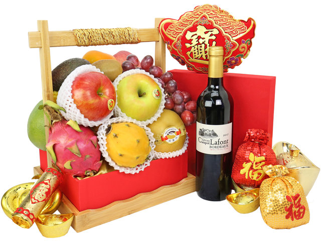 CNY Gift Hamper - Gourmet Chinese New Year Gift Baskets M12 - CH20104A4 Photo