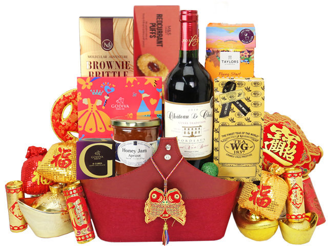 CNY Gift Hamper - Gourmet Chinese New Year Gift Baskets M14 - CH20108A7 Photo