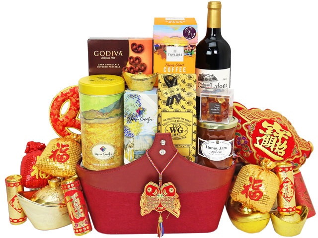CNY Gift Hamper - Gourmet Chinese New Year Gift Baskets M14 - CH20108A7 Photo