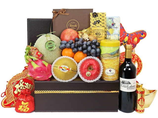 CNY Gift Hamper - Gourmet Chinese New Year Gift Baskets M19 - CH20112A4 Photo