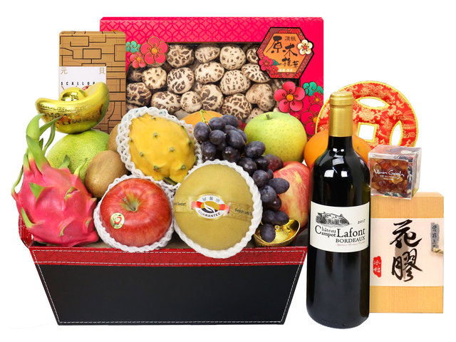 CNY Gift Hamper - Gourmet Chinese New Year Gift Baskets M21 - CH20113A3 Photo