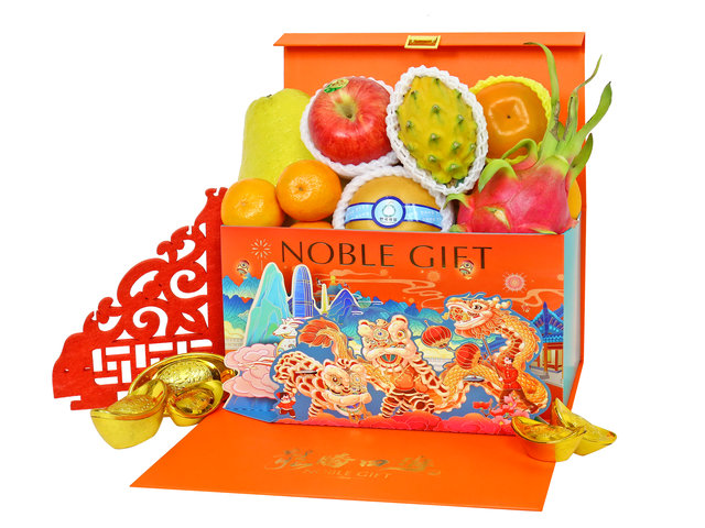 CNY Gift Hamper - Noble-Chinese New Year Fruit Basket 1228A5 - CH21228A5 Photo
