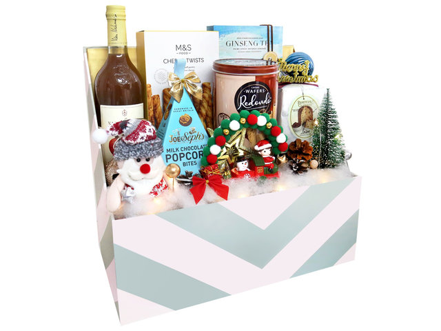 Christmas Gift Hamper - Christmas Fancy Juice And Food Gift Hamper XC18 - IX1126A5 Photo