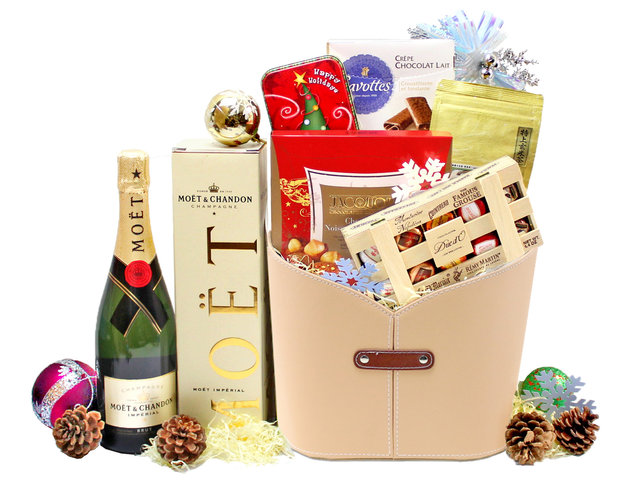 Christmas Gift Hamper - Christmas Permium Champagne And Food Gift Hamper H28 - L3097315 Photo