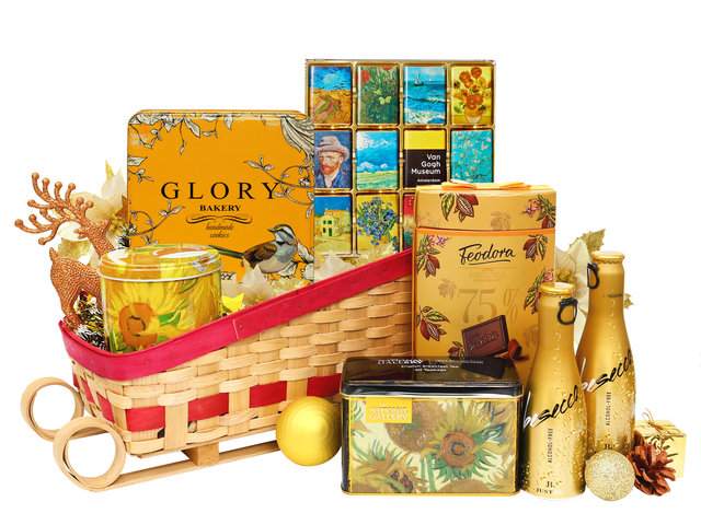 Christmas Gift Hamper - Christmas colorful Hampers  FH234 - XH1107A4 Photo
