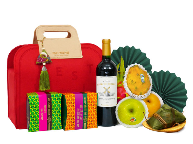 Dragon Boat Festival Duanwu - Dragon Boat Festival Wine and Fruit Hamper FH279 - DBFG0504A1 Photo