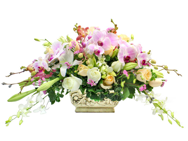 Florist Flower Arrangement -  Florist vase Decor W02 - L0168677 Photo
