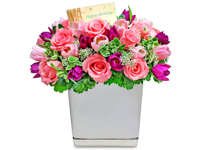 Florist Flower Arrangement - English style florist Decor EA07 - L7777888b Photo