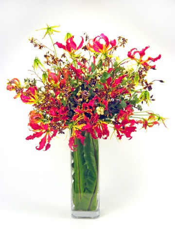 Florist Flower Arrangement - Fire Fire - P2969 Photo