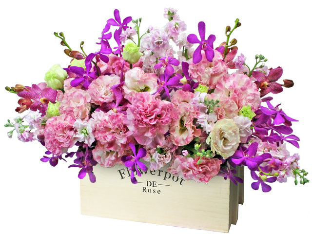 Florist Flower Arrangement - Florist Gift Vase Decor L10 - L36514242 Photo