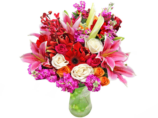 Florist Flower Arrangement - Florist vase Decor BG17 - L76602872 Photo