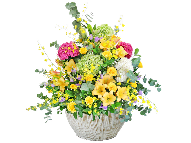Florist Flower Arrangement - Opening florist Basket MK26 - L76602466b Photo