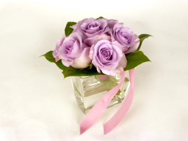 Florist Flower Arrangement - Simply Lavender - P8779 Photo