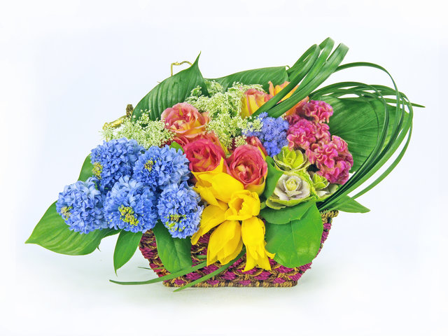 Florist Flower Arrangement - Treasure Boat - P4288 Photo