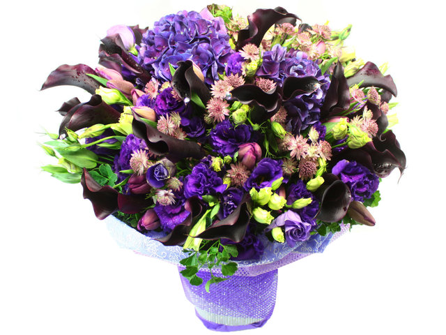 Florist Flower Bouquet - Dark Prince (XL) Bouquet - L26537 Photo